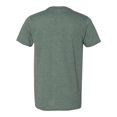 thumbnail image 2 of Gildan T-Shirt Softstyle pour Hommes, P, Vert Forêt Chiné, 2 of 2