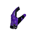 thumbnail image 2 of Purple Paisley Motorcycle Gloves, 2 of 3