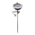 thumbnail image 2 of Frying Pyrometer,Stainless Steel Instant Read Dial Thermometer,0~300℃ Temperature Range,±5℃ Precision,15cm,for Syrup Simmering,Grilled Meat,Soup,Easy to Operate,Sturdy,Rust-Resistant,Easy to Clean, 2 of 7