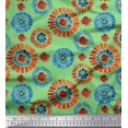 thumbnail image 1 of Soimoi Cotton Poplin Fabric Brush Stroke Abstract Decor Fabric Printed Yard 56 Inch Wide, 1 of 3