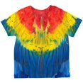 thumbnail image 2 of Halloween Scarlet Macaw Parrot Costume All Over Toddler T Shirt, 2 of 2