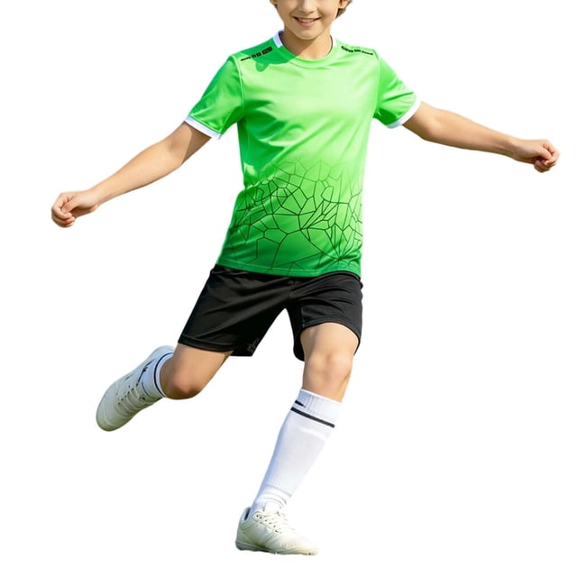 LUOGENLI Football Competition Training Team Football Children's Sports (Green Size 13-14 Years)