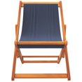 thumbnail image 2 of vidaXL Folding Beach Chairs 2 pcs Blue Fabric, 2 of 5