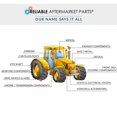 thumbnail image 4 of RAParts 139050 Heavy Duty Universal Joint Fits Ford New Holland Rake Models 55 256 258 +, 4 of 5