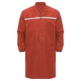 thumbnail image 3 of Jizyo Unisex Mens Womens Cotton Factory Work Jacket Mechanical Reflective Strips Workshop Lab Coat Orange M/小号, 3 of 7