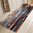 thumbnail image 1 of Colored Stones Print Foam Bath Rugs and Doormats Non Slip Absorbent Super Cozy Flannel Bathroom Rug Carpet 71 x 24 inches, 1 of 8