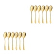 thumbnail image 4 of Youkk Ensemble de 6 Pcs Cuillères de Service Durables en Acier Inoxydable Ensembles pour Acier Inoxydable Durable Ensemble Cuillères en Acier Inoxydable Doré 2Ensemble, 4 of 6