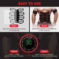 thumbnail image 4 of Drezela Electronic Muscle Stimulator, Abs Stimulator Muscle Toner, Ab Machine Trainer USB Rechargeable Gear for All Body, Fitness Strength Training Workout Equipment for Men and Women H9, 4 of 6