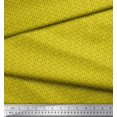 thumbnail image 2 of Soimoi Velvet Fabric Geometric Small Print Fabric by The Yard 58 Inch Wide, 2 of 3