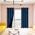 thumbnail image 3 of Elegant Top Design Curtains For Complete Light Blocking And Thermal Insulation Room Darkening Drapes With Easy Window Installation, 3 of 4