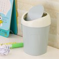 thumbnail image 1 of Meitianfacai Mini Trash Can with Swing Lid, Small Desk Trash Can, Plastic Garbage Can for Countertop Coffee Bar Office Mini Wastebasket Bathroom Trash Can Kitchen Trash Can, 1 of 3