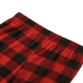 thumbnail image 3 of Matching Family Christmas Pajamas Set  Raglan Bear Printe Top Plaid Pants Set Sleepwear, 3 of 4