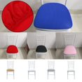 thumbnail image 4 of Luckyn Removable Stretch Chair Seat Covers,Solid Chair Covers Protectors for Dining Room Kitchen Chairs,Red, 4 of 10