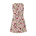 thumbnail image 4 of Pisexur Robes d'Été pour Femmes 2024 Plage Décontractées Sans Manches Robe Midi Imprimé Floral Débardeur Ample Robe Soleil avec Poche P-2TG, 4 of 6