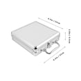 thumbnail image 2 of Étui de Jetons de Poker en Alliage Durable avec Grande Capacité et Conception à Compartiments pour le Rangement 50 Pcs, 2 of 8