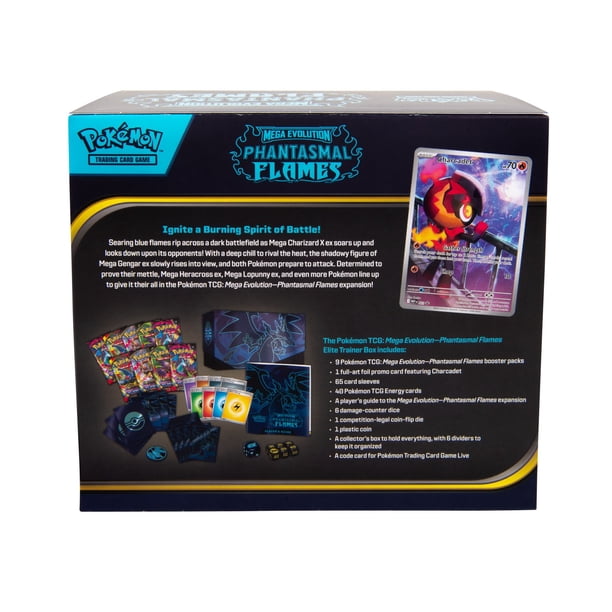 Pokemon Mega Evolution Phantasmal Flames Elite Trainer Box
