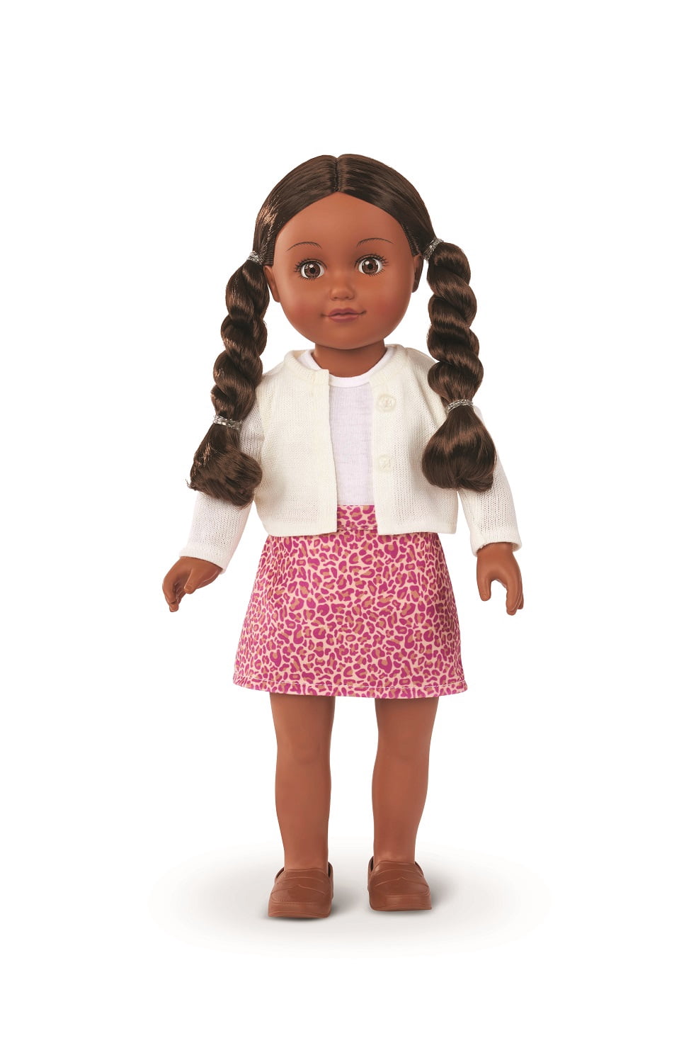 My Life As – Poupée Elora Articulée 18 pouces, Cheveux Brun Foncé, Yeux Marron