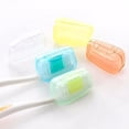 thumbnail image 4 of Amzcrzy Tooth Box Toothbrush Cover 5 Piece Set Portable Travel Toothbrush Cover Wash Brush Case Box Tooth Fairy Box Tooth Keepsake Box First Tooth Keepsake Box Tooth Gifts, 4 of 8