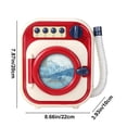 thumbnail image 3 of Offre à Durée Limitée Iumwxz Mini Machine à Laver Jouet pour Enfants Appareil de Lessive Réaliste avec Musique Tourbillon d'Eau et Fonctions Vides Ensemble Éducatif de Jeu d'Imitation Cadeaux pour Femmes Liquidation, 3 of 6