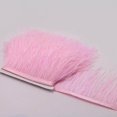 thumbnail image 1 of serony 1 Yard Dyed Ostrich Feather Fringe Trim Ribbon Embellishment Light pink, 1 of 5
