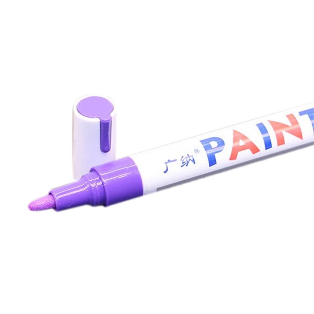 1pc Color Marker Tire Tread Rubber pen red Marker pen Paint Metal Face Permanent Paint Marker Pen