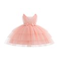 thumbnail image 1 of MesaSe Robe de Cérémonie Formelle pour Fille Bébé avec Nœud Rayé, 1 of 6
