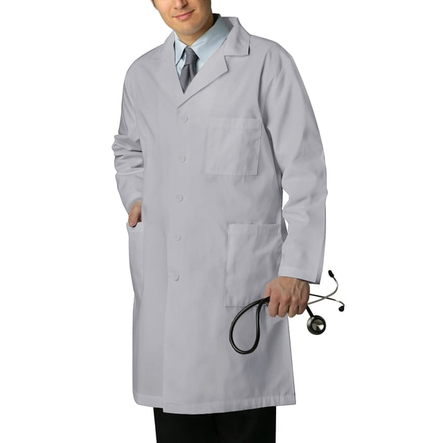Adar Universal Manteaux de Laboratoire pour Hommes - Manteau de Labo Classique 39 Pouces