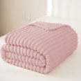 thumbnail image 3 of ZZkhGO Small Double Layer Raschel Blanket, Cozy Fleece Throw Blanket, Soft Warm Blanket for Sofa Travel, 3 of 7