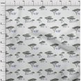 thumbnail image 3 of oneOone Polyester Lycra Fabric Tree & Animals Ikat Decor Fabric Printed BTY 56 Inch Wide, 3 of 4
