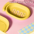thumbnail image 2 of Containers with Lids for Organizing,Bathroom Decor Box Quality Soap Tray Double Layered Soap Container with Lid Striking Aesthetics and Removable Dividers - Upgrade Your Bathroom Decor, 2 of 6