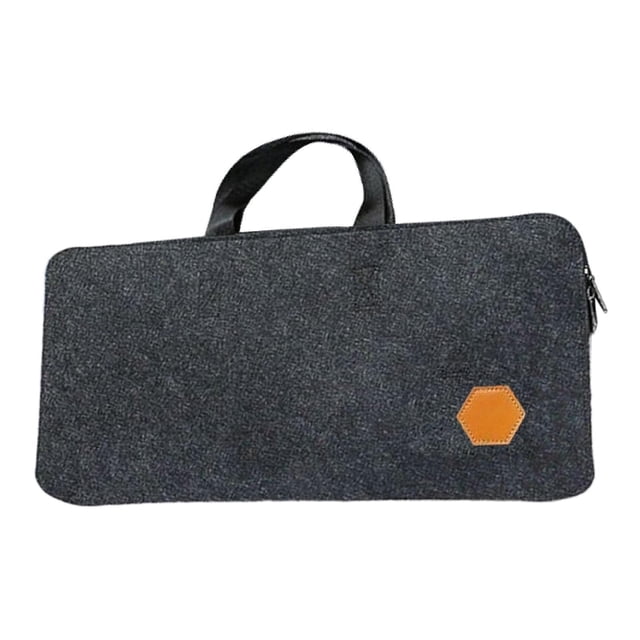 funtasica 87 Key Keyboard Case for Mechanical Keyboards Gaming PC Keyboard Storage Bag Dark Gray