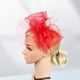 thumbnail image 2 of Bonnet de Fête Fascinator Style Royal Décoratif Beau Rétro Ball Parti Chapeau de Tête Décor, 2 of 5