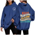 thumbnail image 2 of WEAIXIMIUNG Fall Sweatshirts Autumn Winter Printed Hoodie for Women, 2 of 7