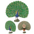 thumbnail image 1 of Children Toy Peacock Ornament, Peacock Model, Christmas Office Gift For Home, 1 of 8