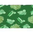 thumbnail image 1 of Ahgly Tapis Rectangulaire Lavable en Machine Vert Transitionnel, 8 Pieds x 10 Pieds, 1 of 7