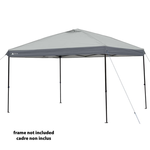 Ozark Trail 12 ft x 12 ft Straight Leg Canopy Top Accessory - Frame Not Included, Gray