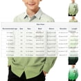 thumbnail image 3 of RXMEKW Chemise à Manches Longues Imprimée de la Saint-Patrick pour Garçons avec Col Rabattu, 95 % Coton 5 % Élasthanne, Vert, 3 of 7