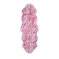 thumbnail image 1 of NEW ZEALAND SHEEPSKIN RUG 2' X 6' - PINK, 1 of 4