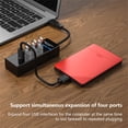 thumbnail image 3 of Cameland Répartiteur Multi Hub Usb 3.0 4 Ports Haute Vitesse pour Adaptateur de Bureau Pc Portable, 3 of 8