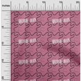 thumbnail image 2 of oneOone Rayon Pink Fabric Travel Sewing Material Print Fabric By The Yard 56 Inch Wide, 2 of 5