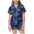 thumbnail image 2 of WEAIXIMIUNG Kid DIY Hand Painted Homewear Set Colouring Pajama Sets For And Girl Can Play With And Wea 130, 2 of 5