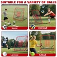 thumbnail image 4 of Yiwa Filet de Rebond de Baseball 4 X 4,5 Pi, Filet de Rebond Robuste à 5 Angles Réglables pour la Mise en Champ, le Frappe, le Lancer, Résistant aux UV, 4 of 7