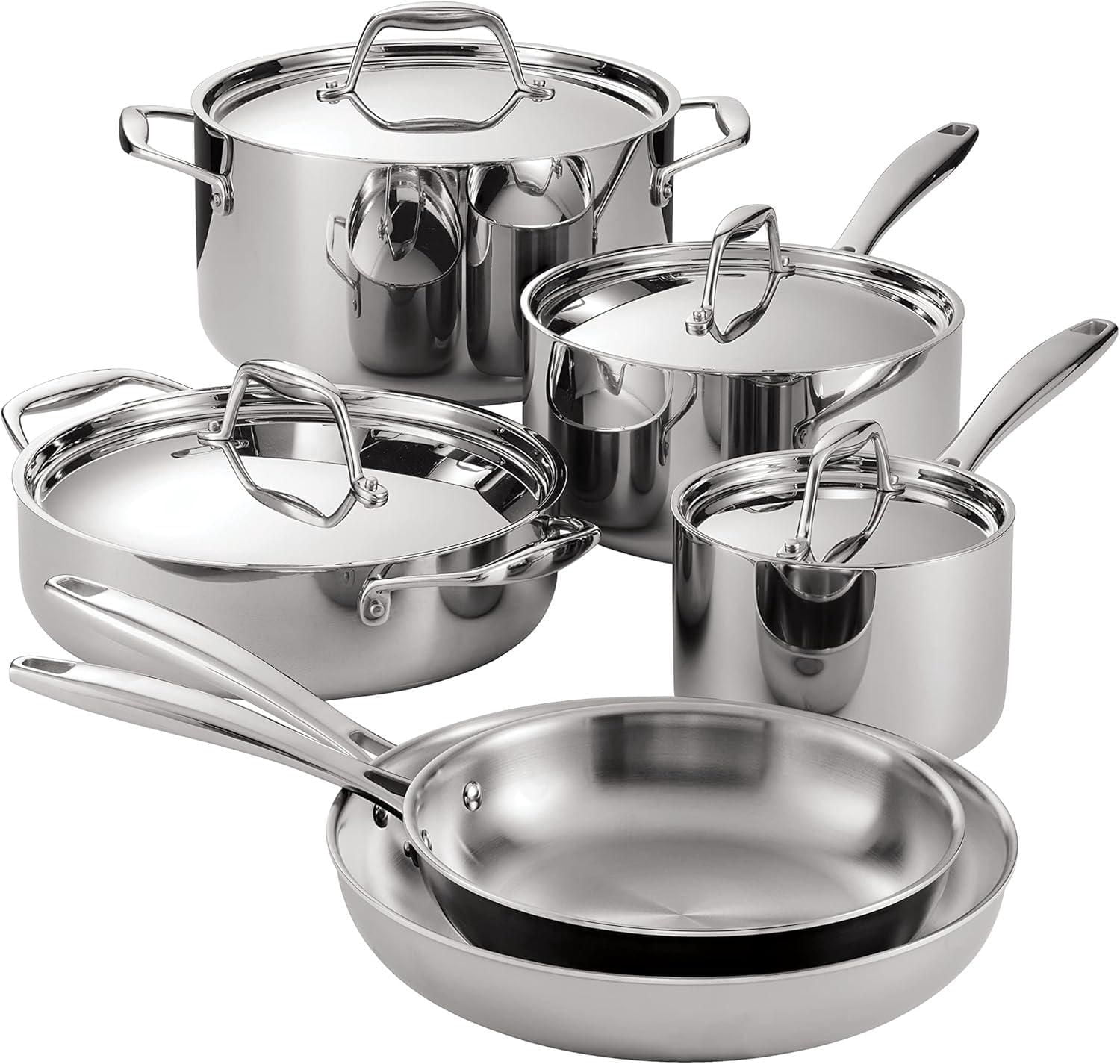 Tramontina Signature Tri-Ply Base Stainless Steel 10-Piece
