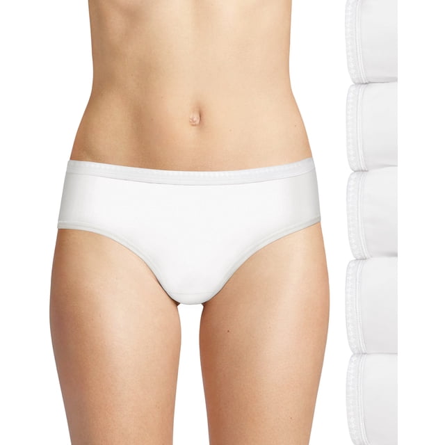 Hanes Femmes Hipster en Coton Respirant Ultime, Lot de 6, 5