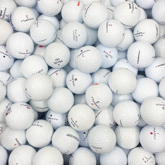 Mulligan - 75 Maxfli Mix AAA Recycled Used Golf Balls, White