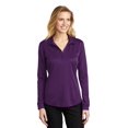 thumbnail image 1 of Port Authority Women's Silk Touch Performance Long Sleeve Polo - L540LS, 1 of 1