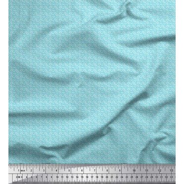 Soimoi Velvet Fabric Floral Shirting Print Fabric by Yard 58 Inch Wide