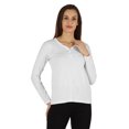 thumbnail image 1 of Inkmeso T-shirt Henley Uni à Boutons pour Femmes Décontracté Basique à Manches Longues T-shirts, 1 of 7