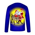 thumbnail image 4 of Pompotops T-Shirt pour Hommes Décontracté à Col Rond à Manches Longues, Chandail, Imprimé 3D, Imprimé Réaliste, en Solde, 4 of 4