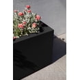 thumbnail image 3 of Veradek Block Series Trough 36" Plastic Planter - Black, 3 of 13